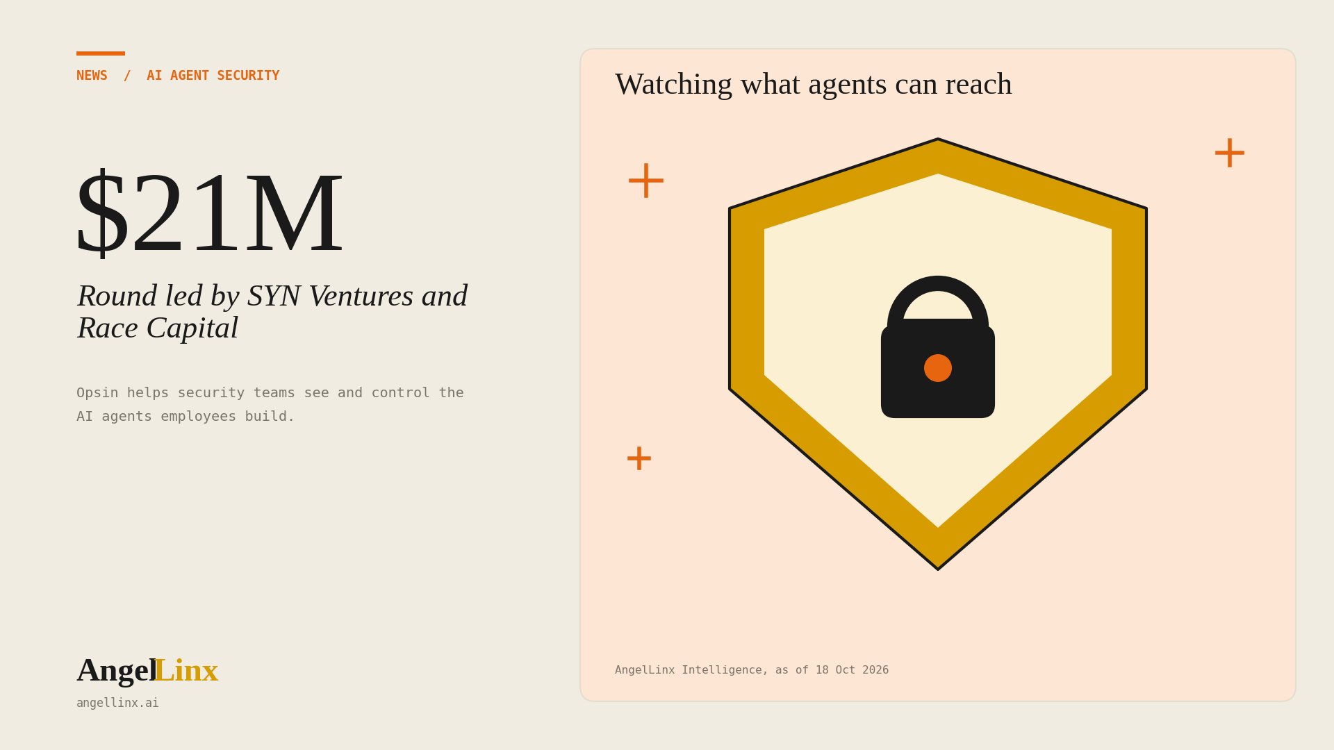 Opsin Raises $21 Million Led by SYN Ventures and Race Capital to Secure and Govern AI Agents in the Workplace